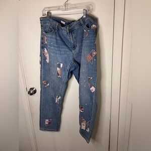 Anthropologie Pilcro Patchwork Jeans